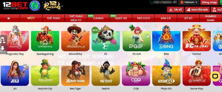 nổ hũ 12BET